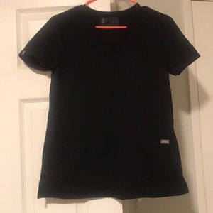 XS black Figs scrub top!